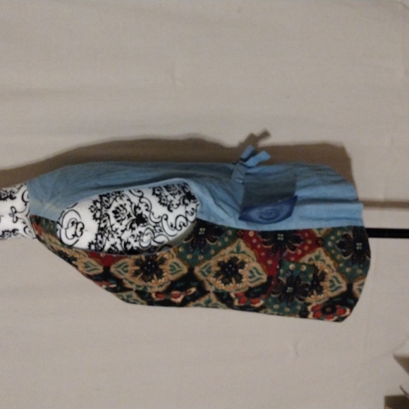 VTG Cambridge Dry Goods Denim Floral Vest Sz 14 Boho Country Western NWT Cinch - Picture 3 of 8